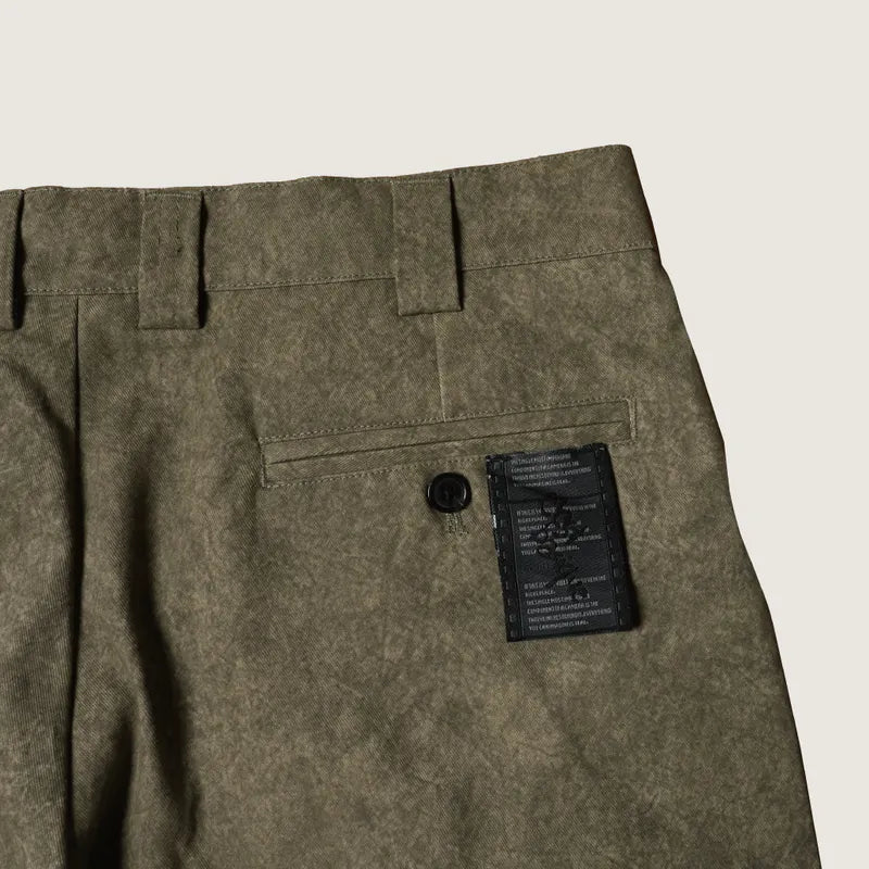 P.B.P LOOSE-FIT WASHED TROUSERS