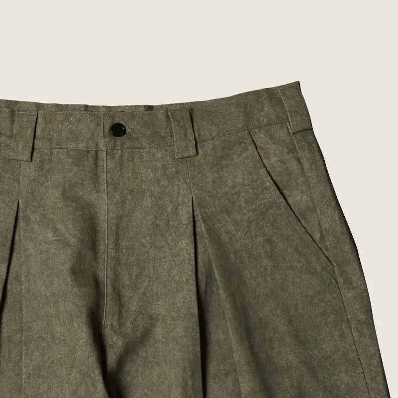 P.B.P LOOSE-FIT WASHED TROUSERS