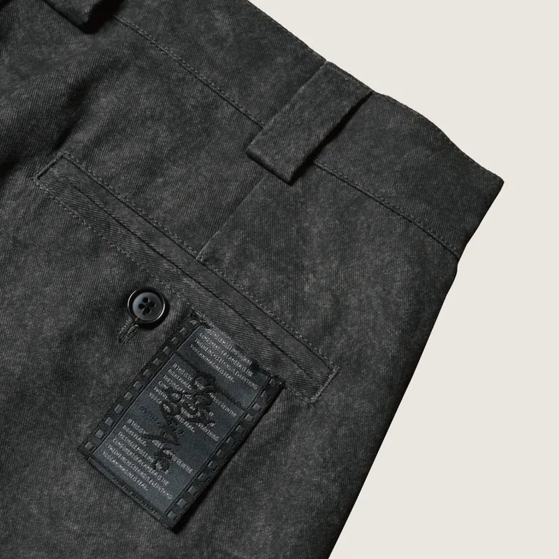 P.B.P LOOSE-FIT WASHED TROUSERS