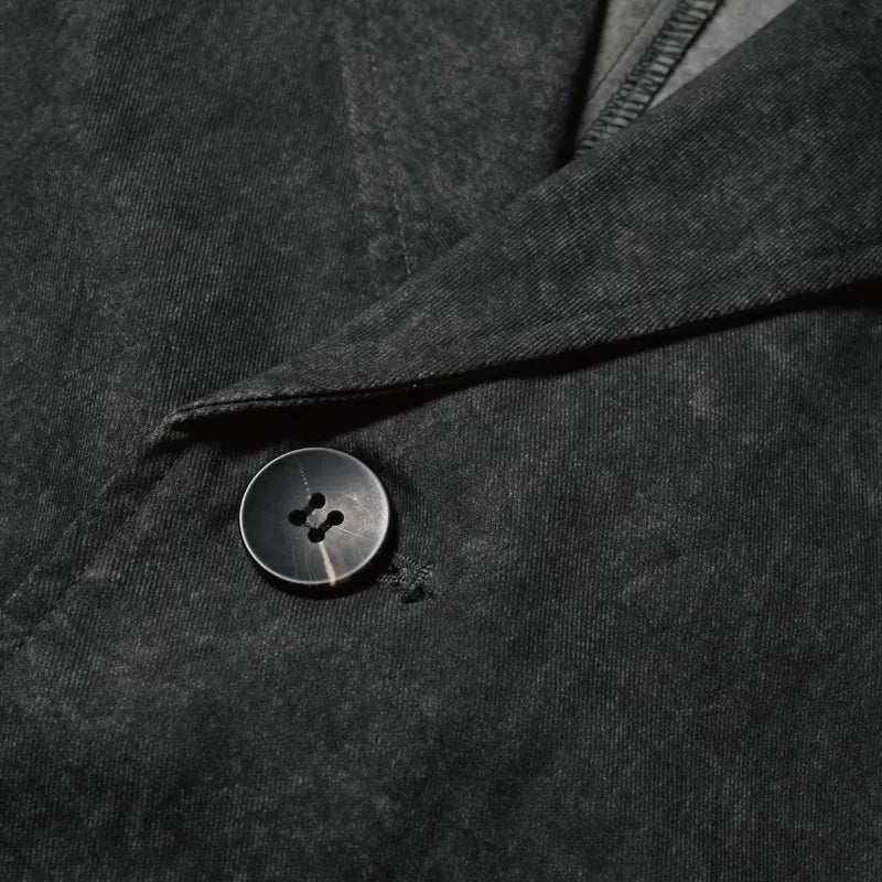 P.B.P LOOSE-FIT WASHED BLAZER