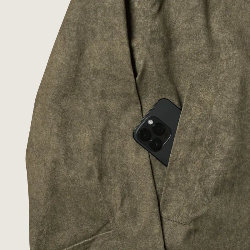 P.B.P LOOSE-FIT WASHED BLAZER