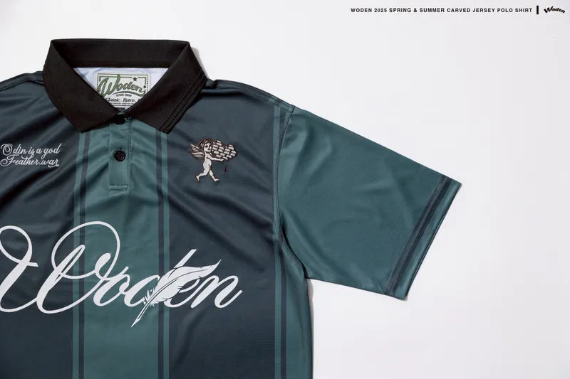 WODEN 2025 Spring & Summer 009 Carved Jersey POLO Shirt