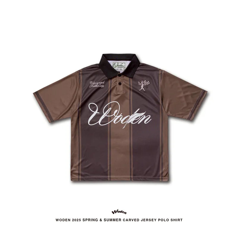 WODEN 2025 Spring & Summer 009 Carved Jersey POLO Shirt
