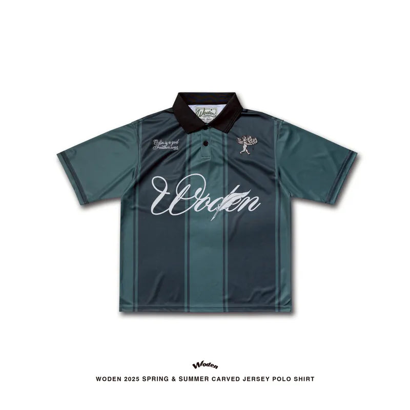 WODEN 2025 Spring & Summer 009 Carved Jersey POLO Shirt
