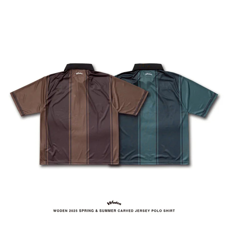 WODEN 2025 Spring & Summer 009 Carved Jersey POLO Shirt