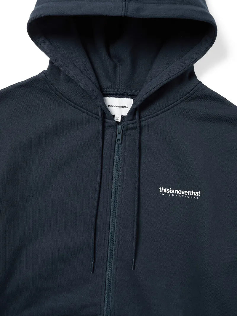 thisisneverthat INTL Logo Zip Up Hoodie