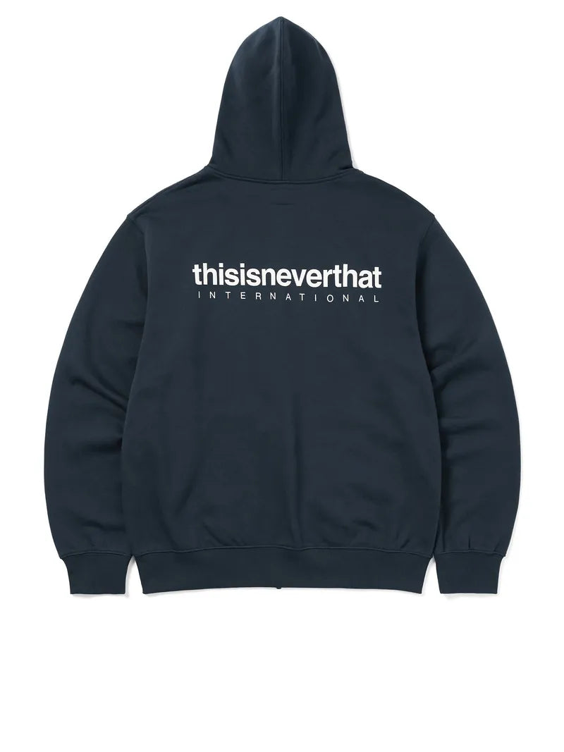 thisisneverthat INTL Logo Zip Up Hoodie