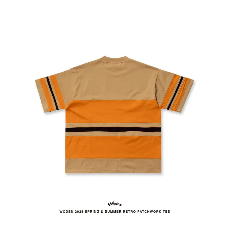 WODEN 2025 Spring & Summer 043 Retro Patchwork Tee