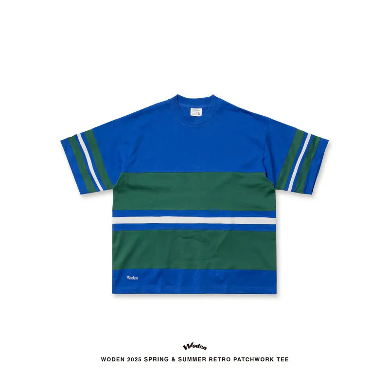WODEN 2025 Spring & Summer 043 Retro Patchwork Tee