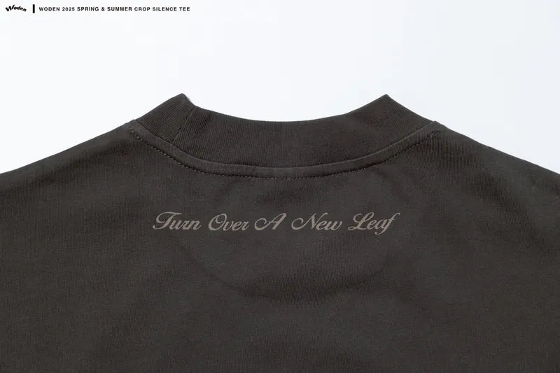 WODEN 2025 Spring & Summer 048 Crop Silence Tee