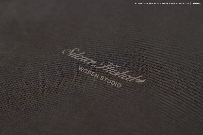 WODEN 2025 Spring & Summer 048 Crop Silence Tee