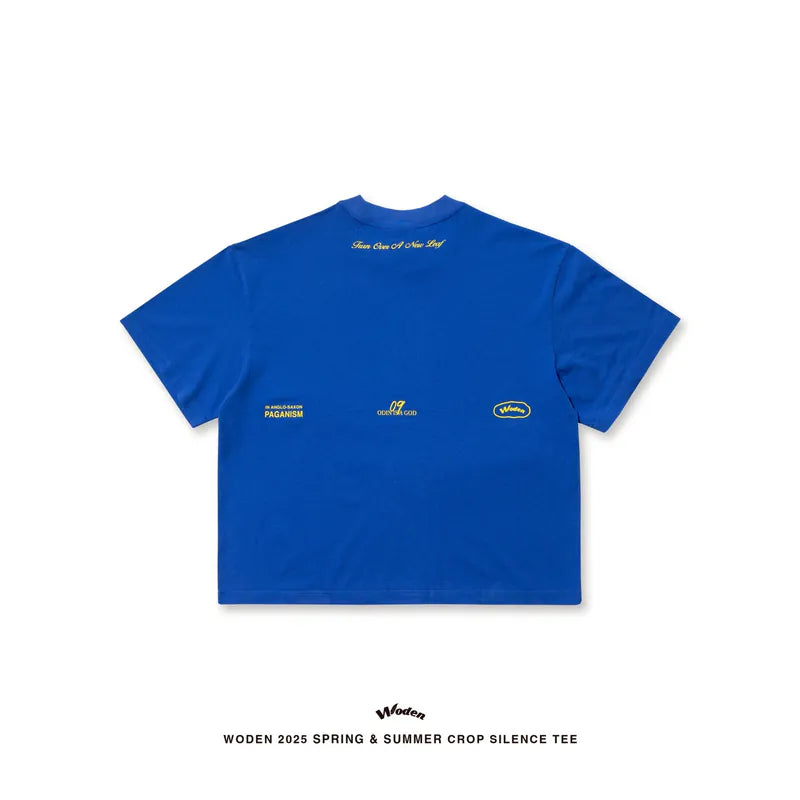 WODEN 2025 Spring & Summer 048 Crop Silence Tee