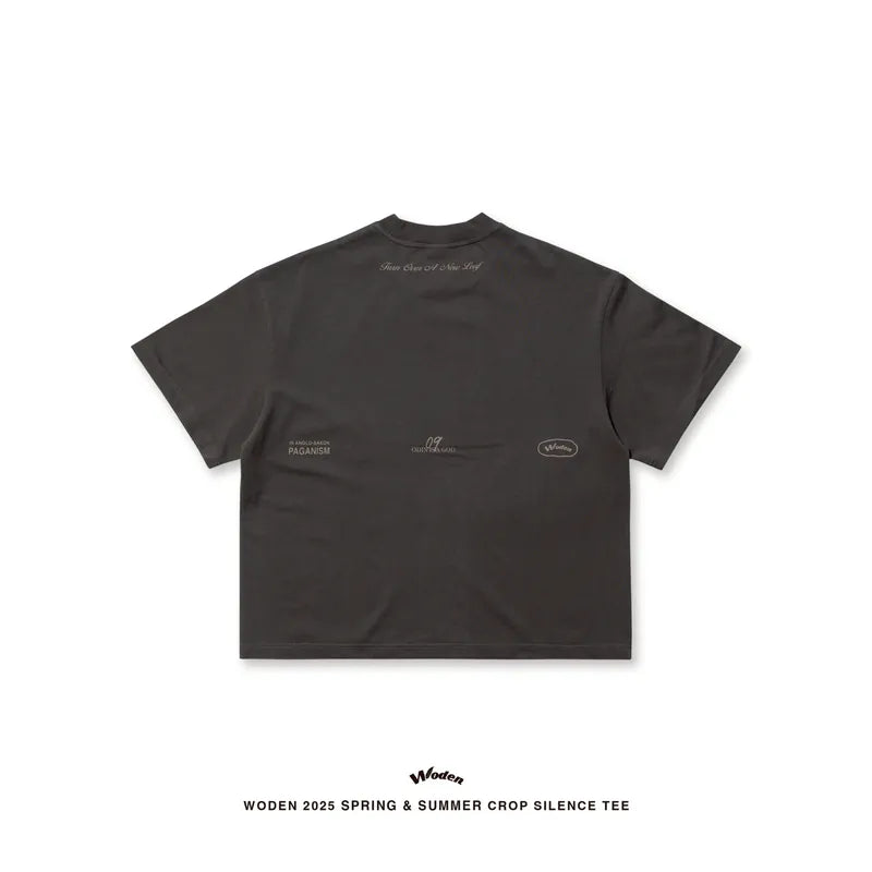 WODEN 2025 Spring & Summer 048 Crop Silence Tee