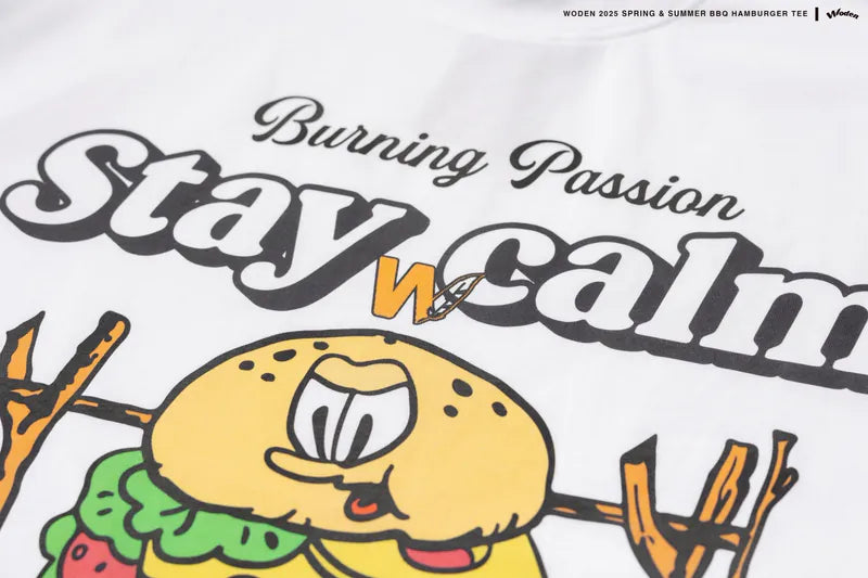 WODEN 2025 Spring & Summer 049 BBQ Hamburger Tee