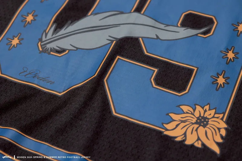 WODEN 2025 Spring & Summer 052 Retro Football Jersey