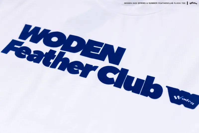 WODEN 2025 Spring & Summer 051 FeatherClub Flock Tee