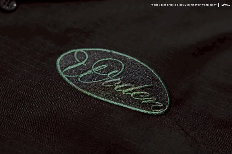 WODEN 2025 Spring & Summer 054 Ripstop Fabric Work Shirt