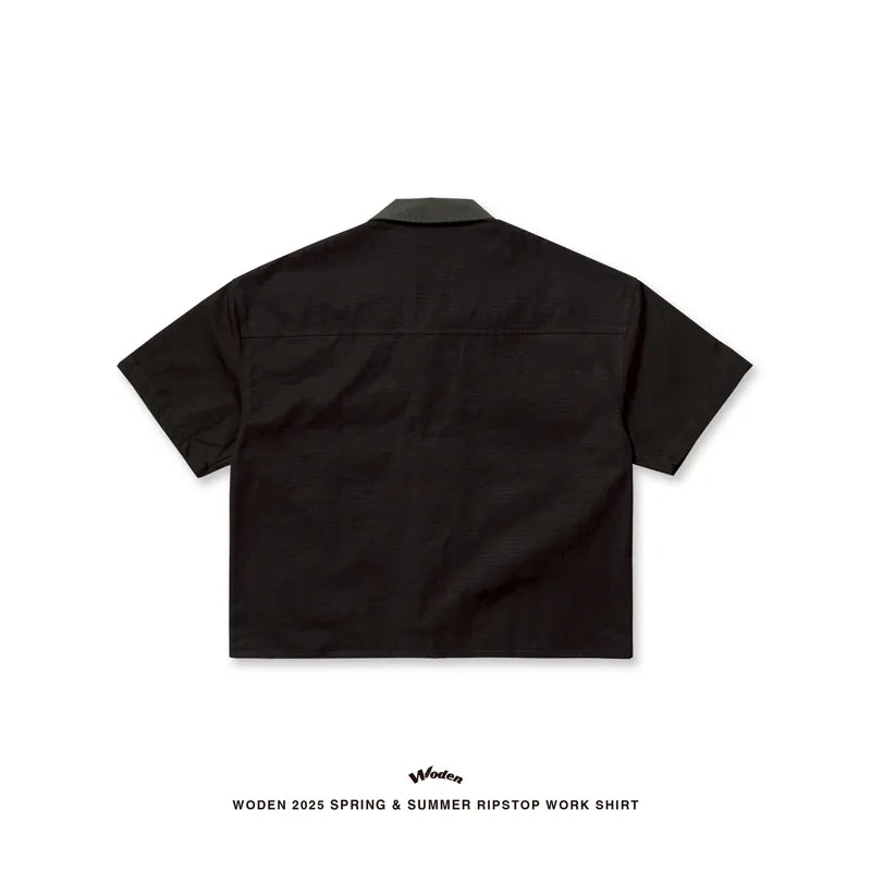 WODEN 2025 Spring & Summer 054 Ripstop Fabric Work Shirt