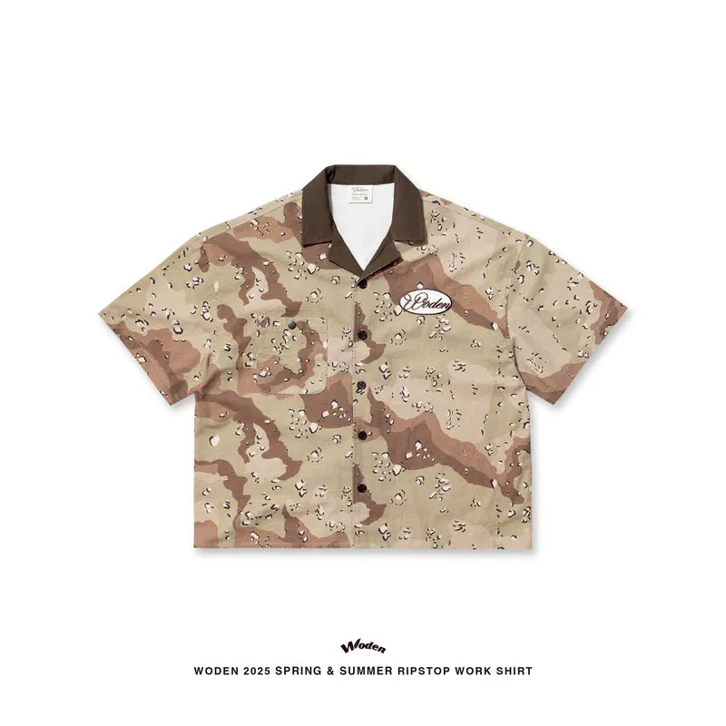 WODEN 2025 Spring & Summer 054 Ripstop Fabric Work Shirt