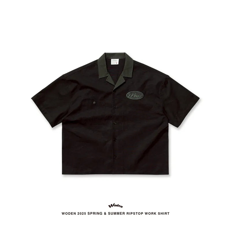 WODEN 2025 Spring & Summer 054 Ripstop Fabric Work Shirt