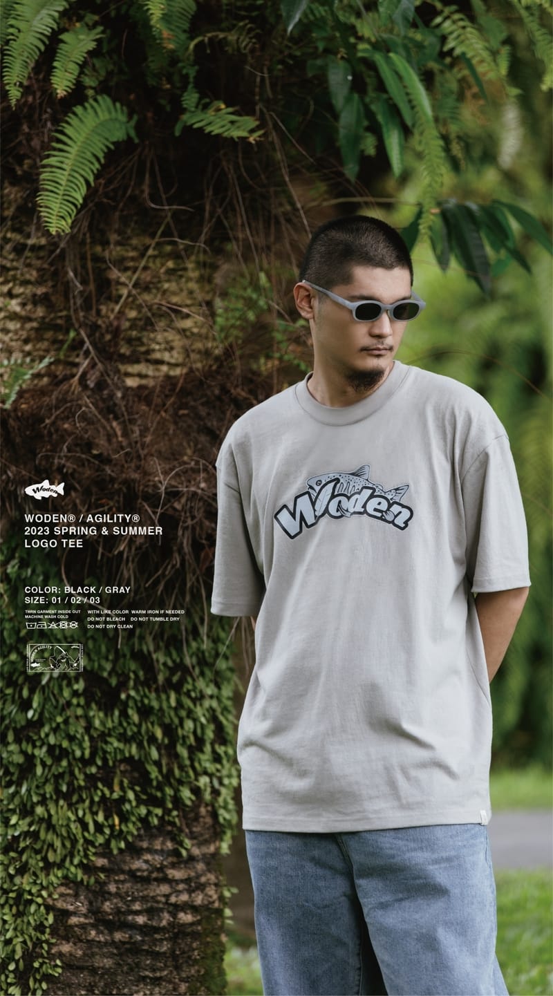 WODEN 23SS 065 WDxJKS Logo Tee 灰
