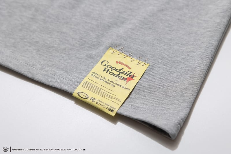 WODEN X Goodzila 031 LOGO tee -灰色