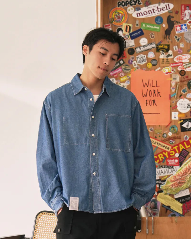 P.B.P - DENIM OXFORD SHIRT