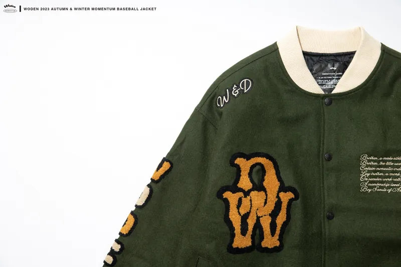 WODEN 2023-24 Autumn & Winter 060 Momentum Baseball Jacket