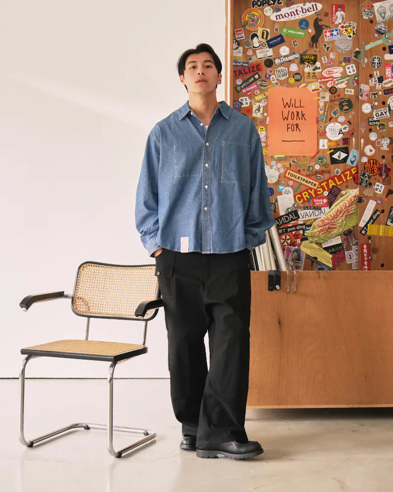 P.B.P - DENIM OXFORD SHIRT