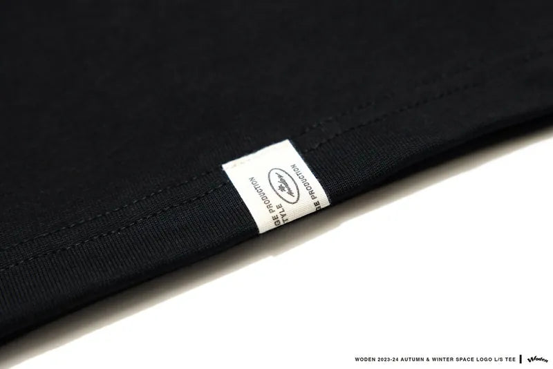 WODEN 2023 Autumn & Winter 041 Space LOGO L/S tee