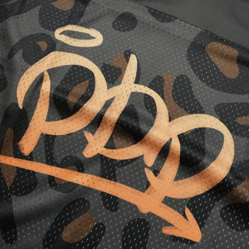 P.B.P - LEOPARD JERSEY - BLACK