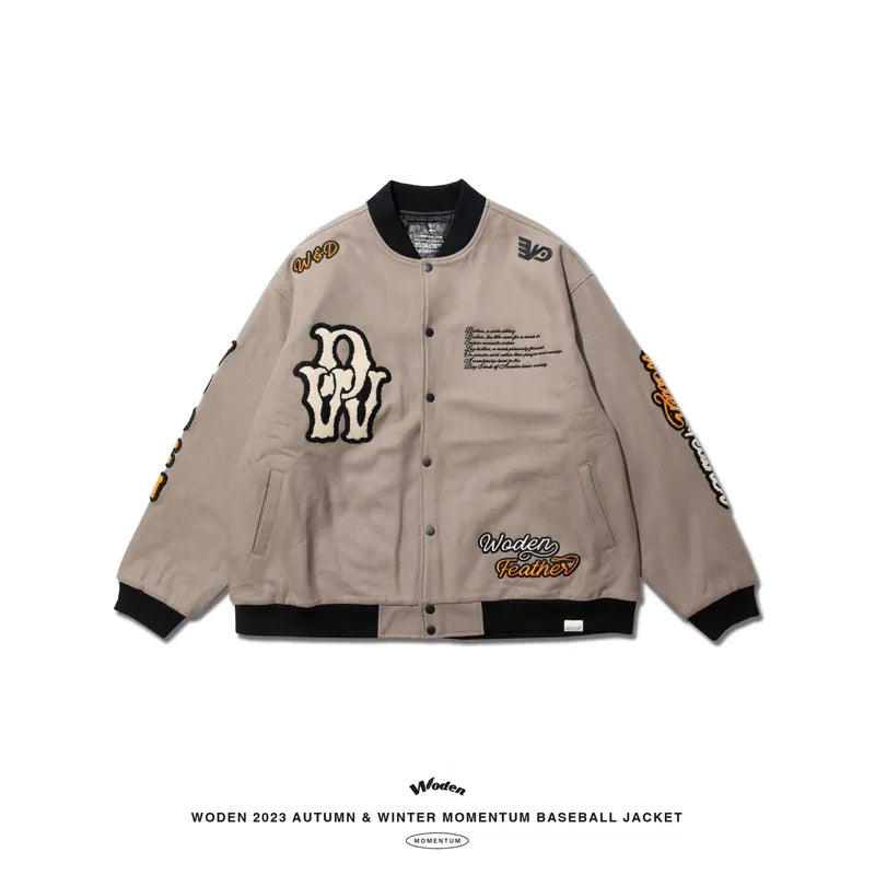 WODEN 2023-24 Autumn & Winter 060 Momentum Baseball Jacket