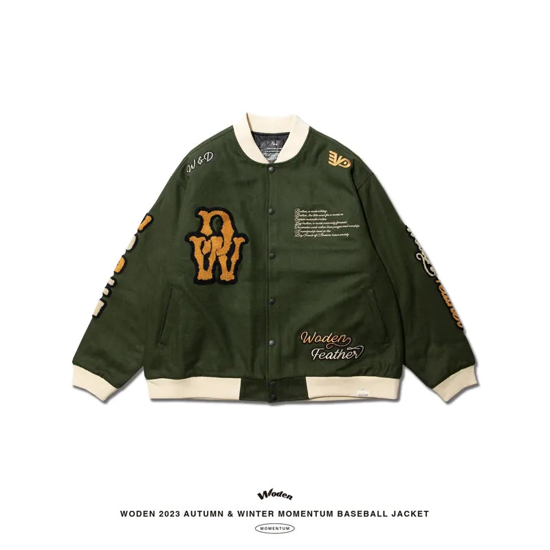 WODEN 2023-24 Autumn & Winter 060 Momentum Baseball Jacket