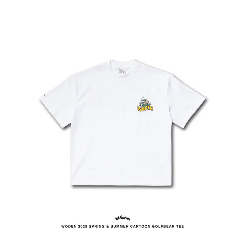 WODEN 2025 Spring & Summer 026 Cartoon Golfbear Tee