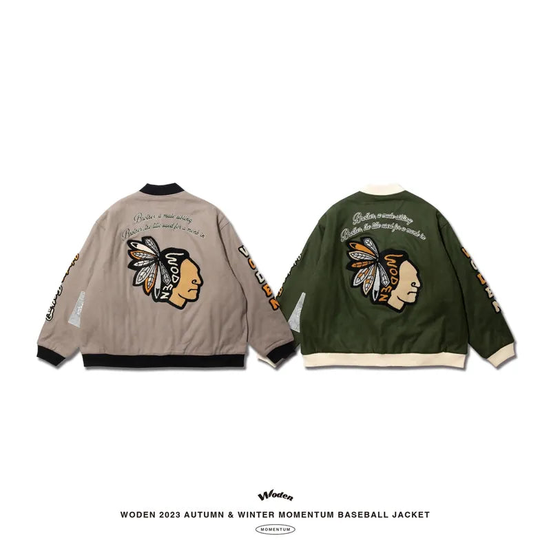 WODEN 2023-24 Autumn & Winter 060 Momentum Baseball Jacket
