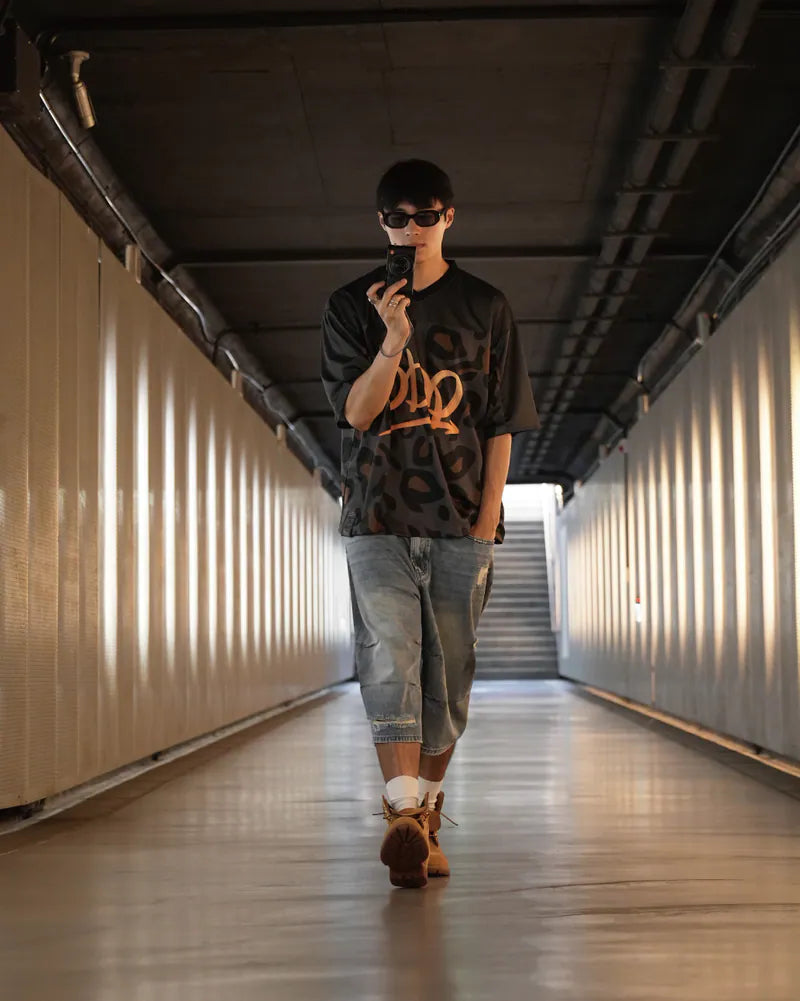 P.B.P - VINTAGE DENIM SHORTS - BLUE
