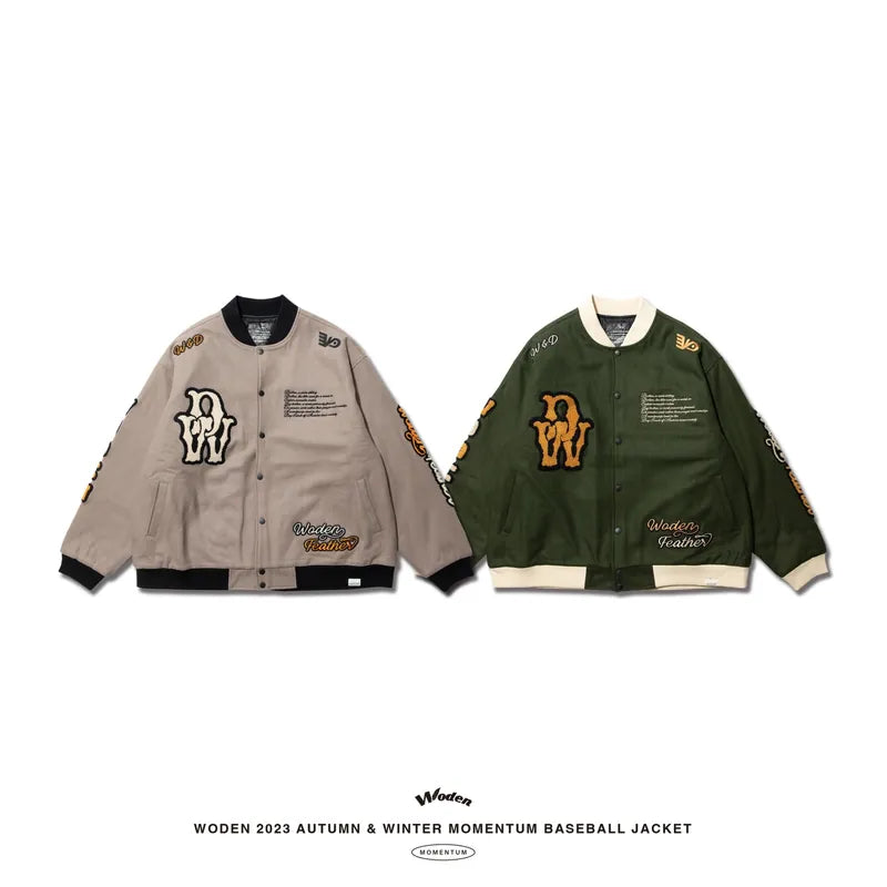 WODEN 2023-24 Autumn & Winter 060 Momentum Baseball Jacket