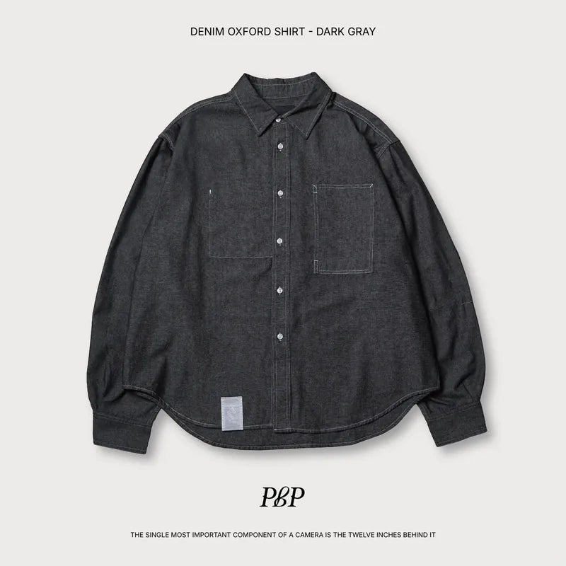 P.B.P - DENIM OXFORD SHIRT
