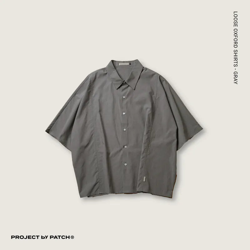 P.B.P LOOSE OXFORD SHIRTS