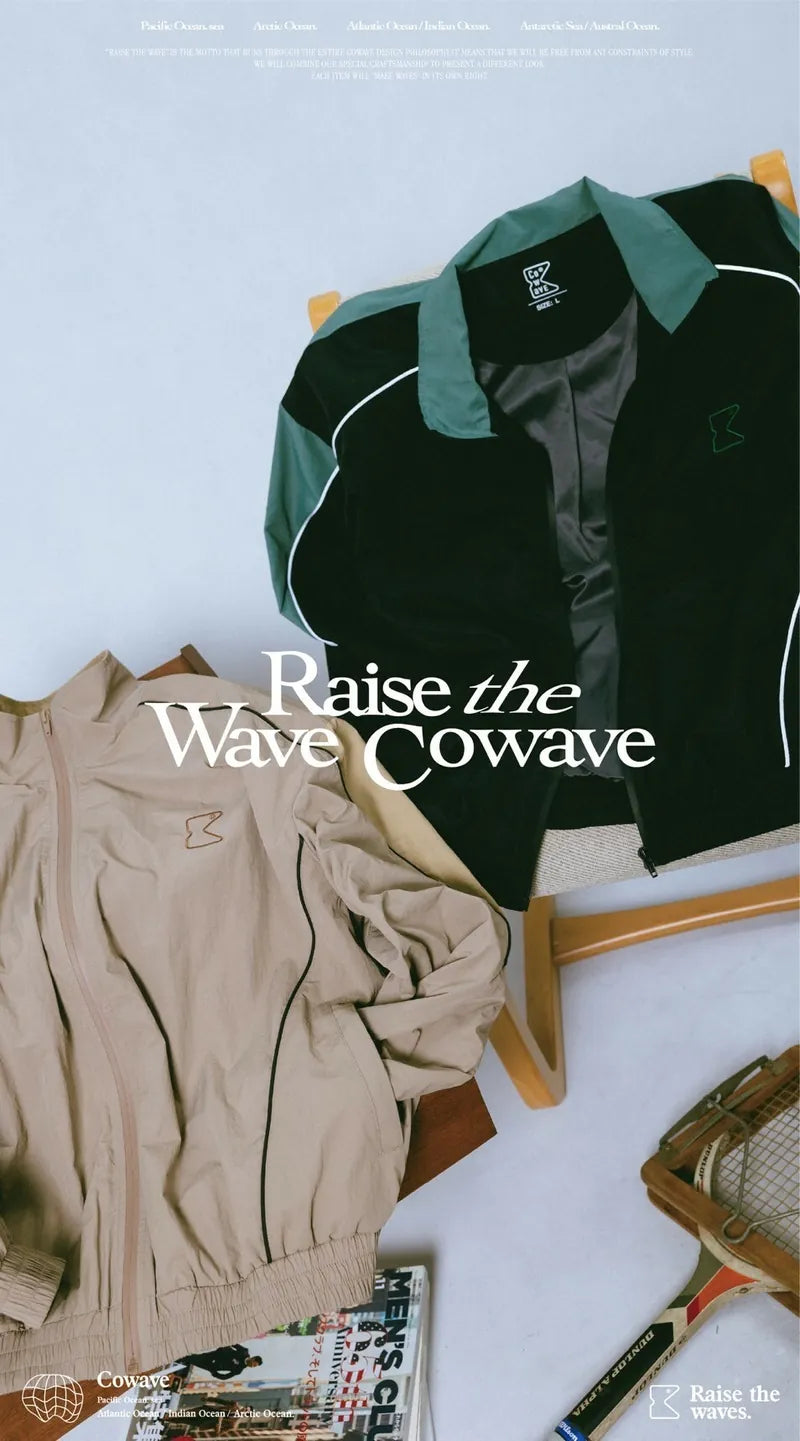 Cowave 23AW Patchwork Sport Jacket 卡其