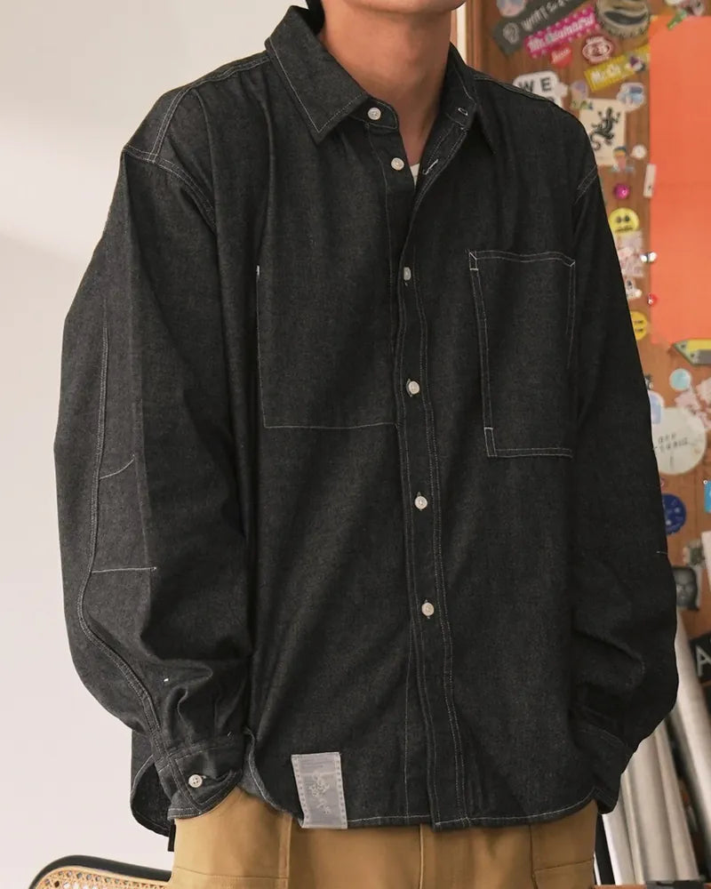 P.B.P - DENIM OXFORD SHIRT