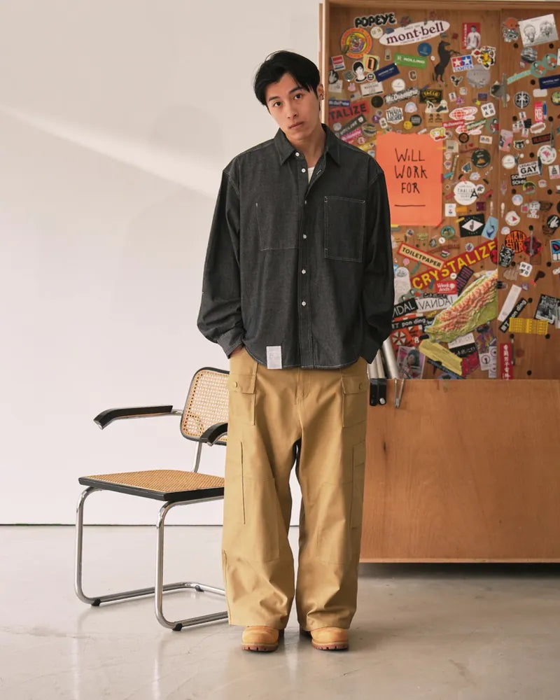 P.B.P - DENIM OXFORD SHIRT