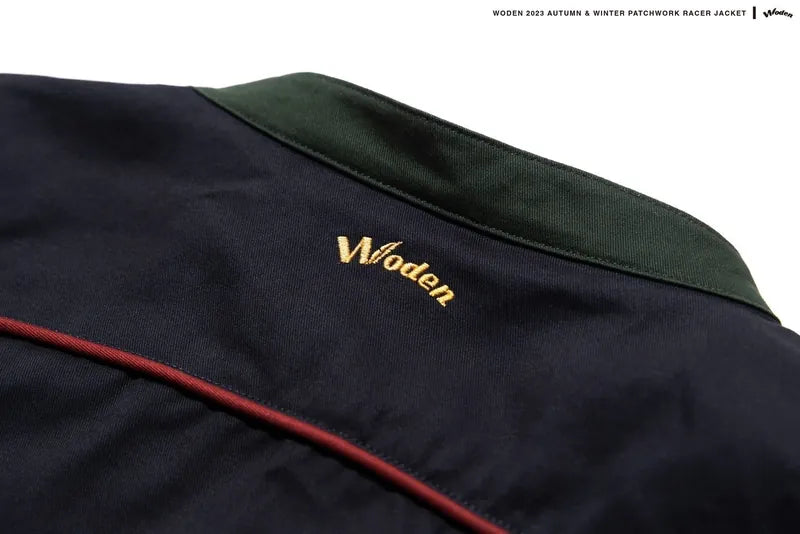 WODEN 2023-24 Autumn & Winte 047 Patchwork Racer Jacket
