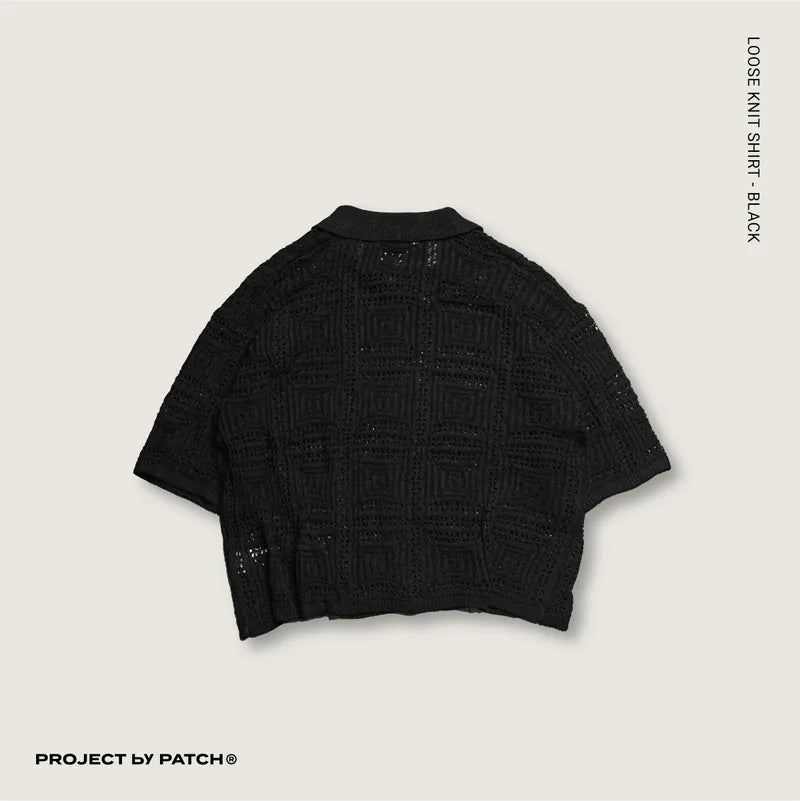 P.B.P LOOSE KNIT SHIRT
