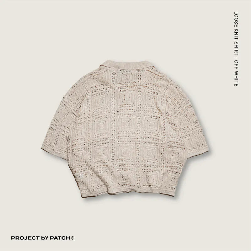 P.B.P LOOSE KNIT SHIRT