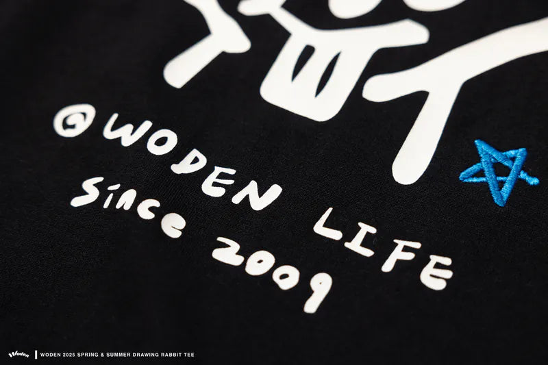WODEN 2025 Spring & Summer 028 Drawing Rabbit Tee