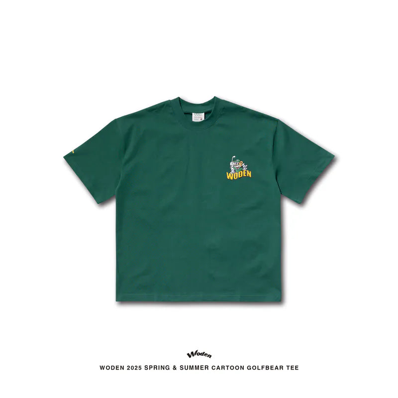 WODEN 2025 Spring & Summer 026 Cartoon Golfbear Tee