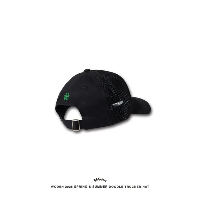 WODEN 2025 Spring & Summer 029 Doodle Trucker Hat