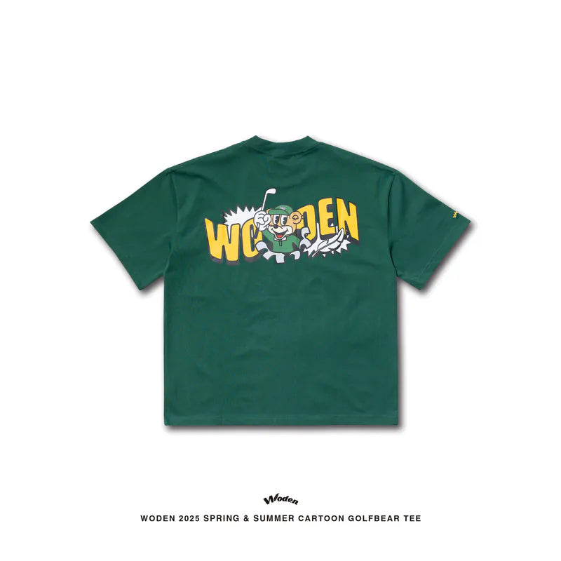 WODEN 2025 Spring & Summer 026 Cartoon Golfbear Tee