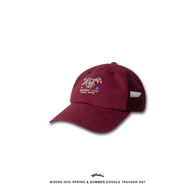 WODEN 2025 Spring & Summer 029 Doodle Trucker Hat